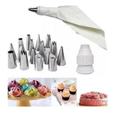 Piping Bag and Decorating Nozzle Set (13 pieces)