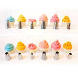 Piping Bag and Decorating Nozzle Set (13 pieces)