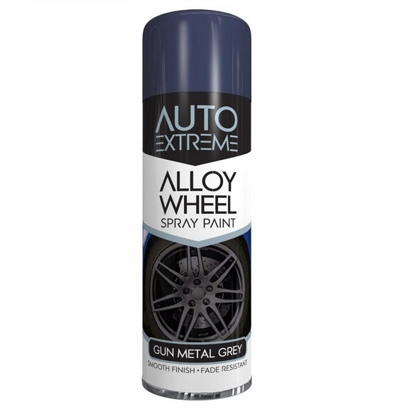 Auto Extreme Gun Metal Grey Alloy Wheel Spray Paint - 300ml