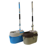 Mumamop Floor Mop and Bucket Set (Brown)
