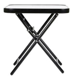 Black Folding Square Table