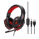 Gaming Headset with Mic (Red)