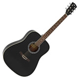 95cm Wooden Acoustic Guitar with 6 Strings (Black)