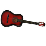 95cm Wooden Acoustic Guitar with 6 Strings (Red)