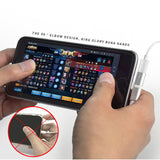 2 in 1 Lightning Splitter Headphone Adapter Charger (Red)