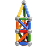 MAGFRIEND Magnetic Toy Building Blocks Construction Kit (61 Pieces)