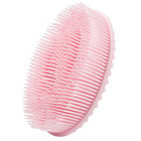 Multi Purpose Silicone Dish Washing Sponge with Bristles (Pink)