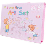 208 Piece Kids Painting and Drawing Art Set