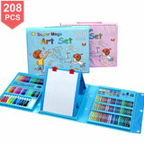 208 Piece Kids Painting and Drawing Art Set