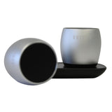 Feitun Twin Mini Bluetooth Speakers Pod (Silver)