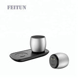 Feitun Twin Mini Bluetooth Speakers Pod (Silver)
