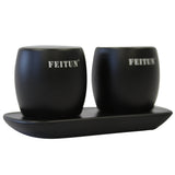Feitun Twin Mini Bluetooth Speakers Pod (Black)