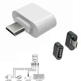 Aluminium USB 2.0/Micro USB Adaptor/Connector (Gold)