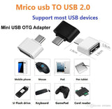 Aluminium USB 2.0/Micro USB Adaptor/Connector (Gold)