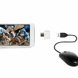 Aluminium USB 2.0/Micro USB Adaptor/Connector (Gold)