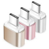 Aluminium USB 2.0/Micro USB Adaptor/Connector (Silver)