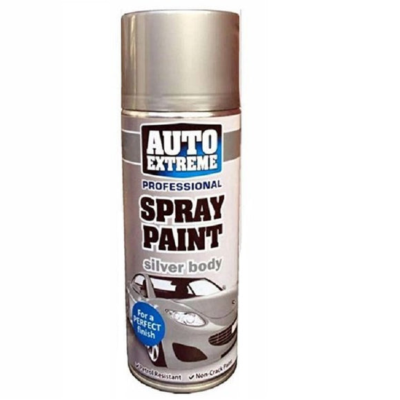 Auto Extreme Silver Body Spray Paint - 400ml