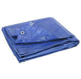 Heavy Duty Waterproof Tarpaulin 4x10m (Blue)