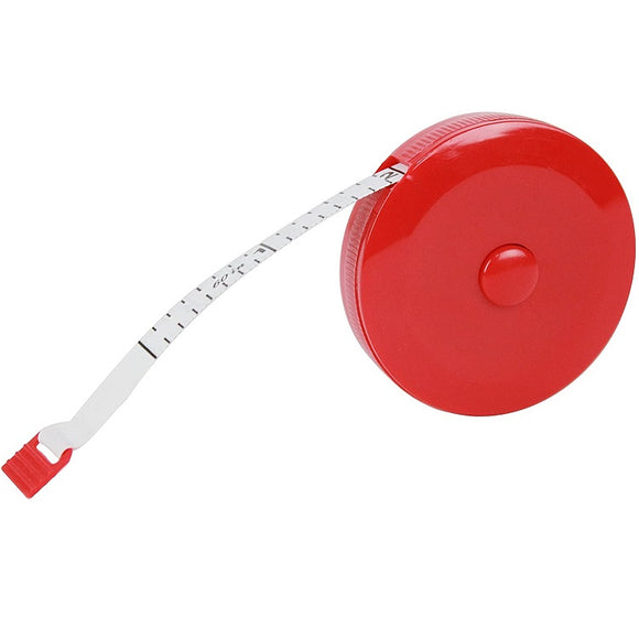 Retractable Soft Tape Measure - Red