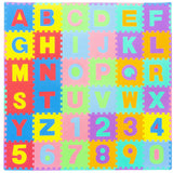 36 Piece Alphabet and Numbers Foam Play Mat - Medium