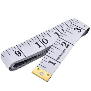 2 Sided Tape Measure - White