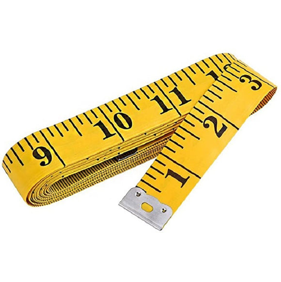 2 Sided Tape Measure - Yellow