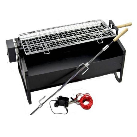 BBQ Grill - 2 Way Rotating Rotisserie with Motor and Fan (Small)
