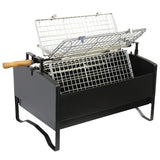 BBQ Grill - 4 Way Rotating Rotisserie with Motor and Fan (Large)