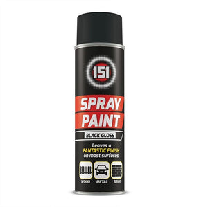 151 Black Gloss Spray Paint 250ml