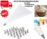Piping Bag and Decorating Nozzle Set (13 pieces)