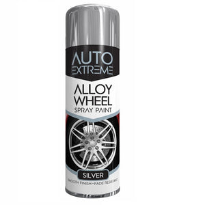 Auto Extreme Silver Alloy Wheel Spray Paint - 300ml