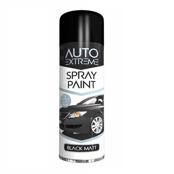 Auto Extreme Black Matt Spray Paint - 250ml