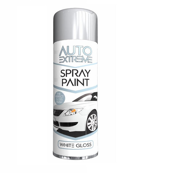Auto Extreme White Gloss Spray Paint - 250ml