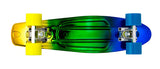 Chrome Skateboard Cruiser 22" (Blue/Gold)