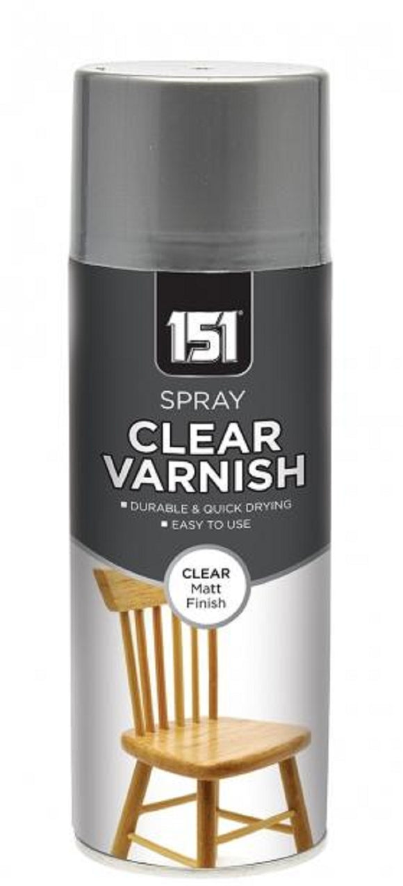 151 Clear Matt Varnish Paint Spray 250ml