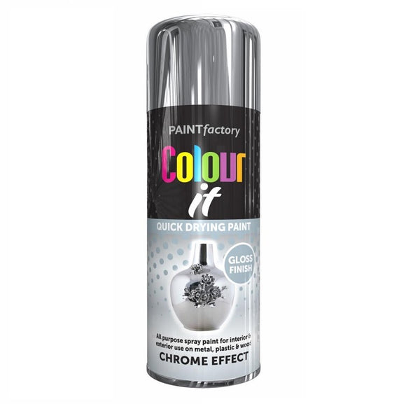 Colour It Chrome Effect Gloss Spray Paint 400ml