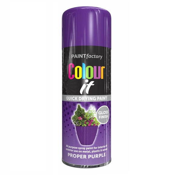Colour It Proper Purple Spray Paint - 250ml