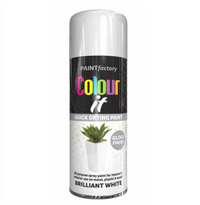 Colour It White Gloss Spray Paint 250ml
