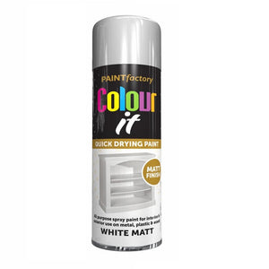 Colour It White Matt Spray Paint - 250ml