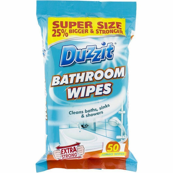 Duzzit Bathroom Wipes-Pack of 50