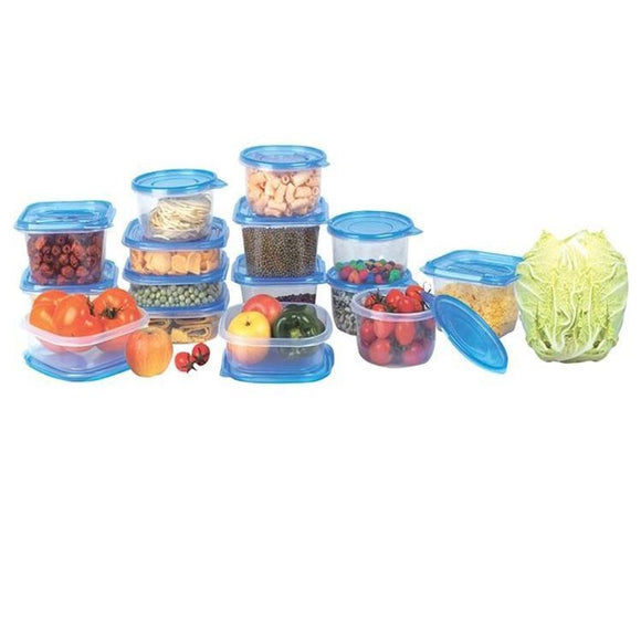 SuperGift Essentials - 30 Piece Plastic Food Storage Set