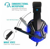 Gaming Headset with Mic (Blue)