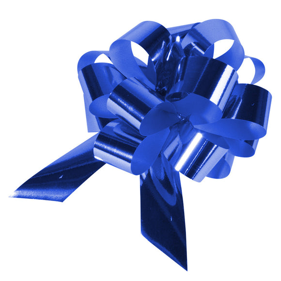 10 Piece Gloss Gift and Floristry Bow (Blue)