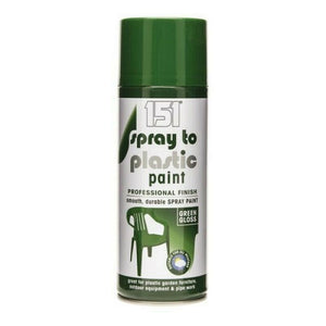 151 Spray To Plastic Paint Green Gloss - 400ml