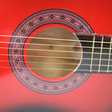 95cm Wooden Acoustic Guitar with 6 Strings (Red)