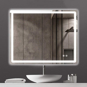 (D) Curve Bathroom Mirror
