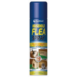 Pest Shield Household Flea Spray Aerosol 200ml