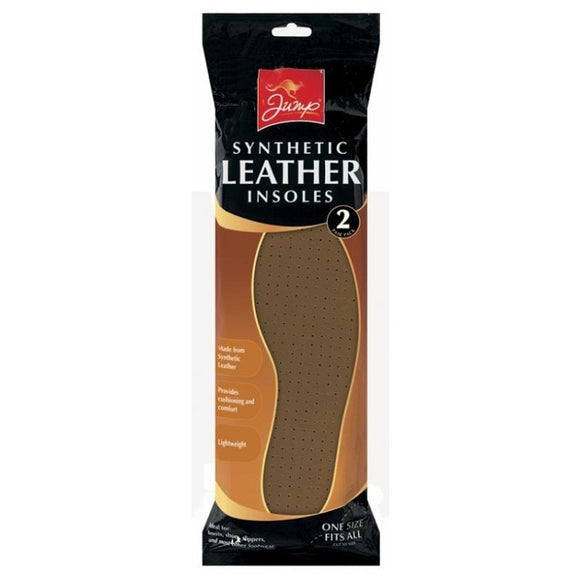 JUMP Synthetic Leather Shoe Insoles 2pk