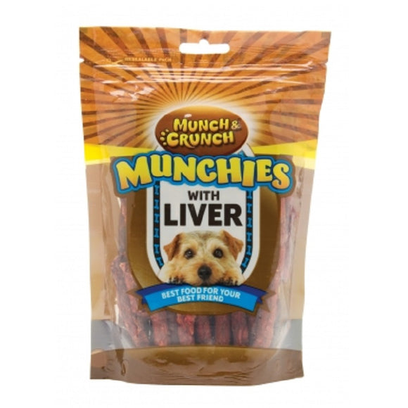 Munch Crunch Liver Munchies Dog Treat - 250g