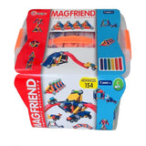 MAGFRIEND Magnetic Toy Building Block Construction Kit (154 Pieces)